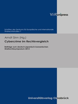 cover image of Cybercrime im Rechtsvergleich